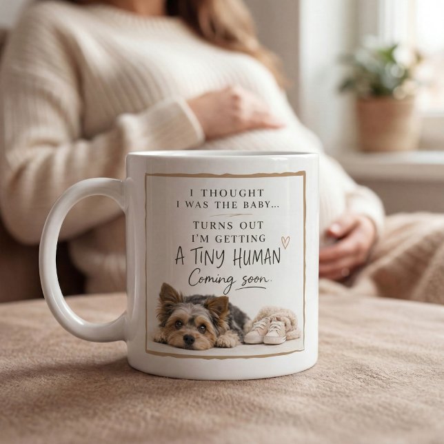 Dog Pregnancy Announcement Coffee Mug (Creator Uploaded)