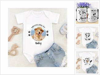 Dog Pregnancy Announcements & Baby Clothes