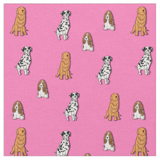 Dog Print Fabric