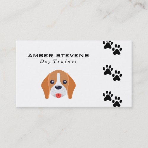 Dog Prints and Dog Logo Business Card