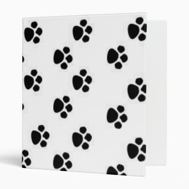 Dog prints Binder (Front/Inside)