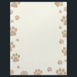 Dog Prints Flyer<br><div class="desc">A flyer for dog lovers to print on.</div>