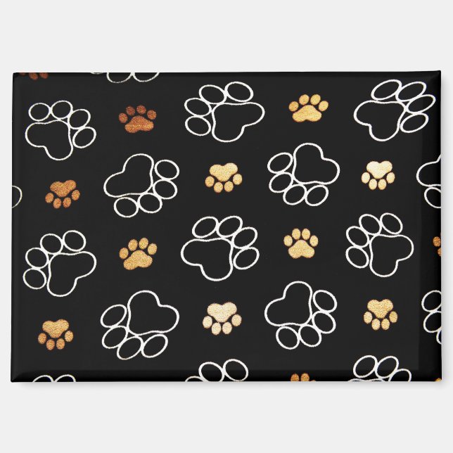 dog prints magnet (Front)