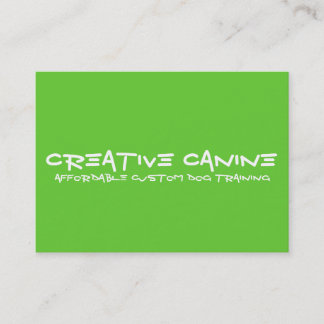 Dog Professional Business & Advertising Card