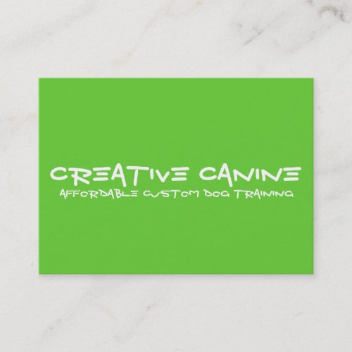 Dog Professional Business  Advertising Card