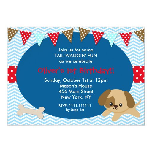 Party Pups Invitations 2