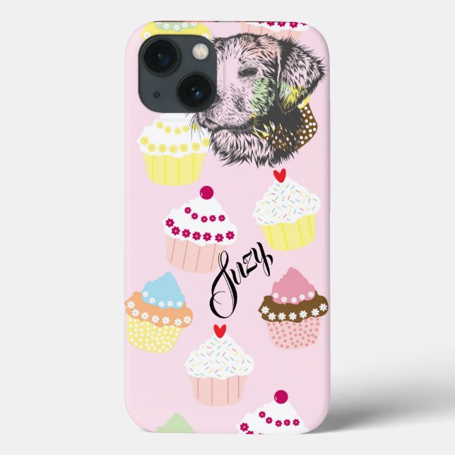 Dog Puppy Cupcakes Food Sweets Destiny's Destiny Case-Mate iPhone Case (Back)