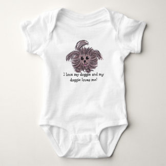 Dog Puppy Pet Love Infant Baby Child Kid Adopt One Baby Bodysuit
