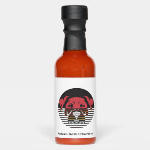 Dog Puppy Shirt I Love Dogs Paw Print Heart Cute Hot Sauces