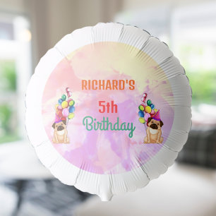 Dog Puppy Themed Birthday Balloon for Cute Kids