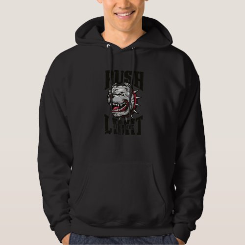 Dog Push It To The Limit Bulldog Workout Gym Fitne Hoodie