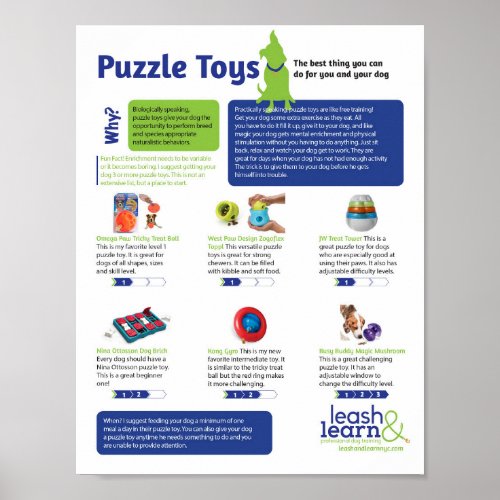 Dog Puzzle Toys Poster