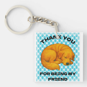 dog quote keychain