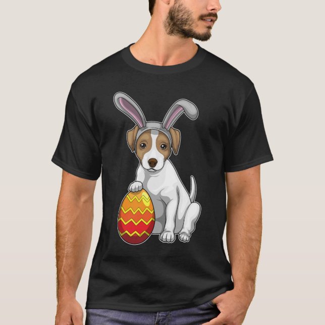Dog Rabbit Easter Easter egg T-Shirt (Front)