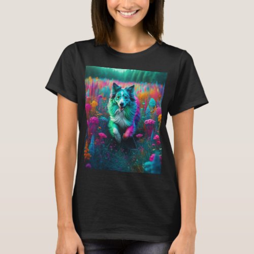 Dog rainbow  T_Shirt