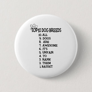 Dog rank basset button