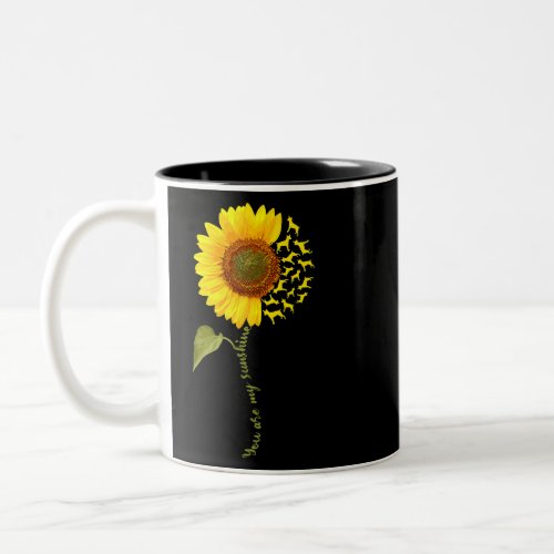 Dog Rat Terrier Sunflower Two_Tone Coffee Mug