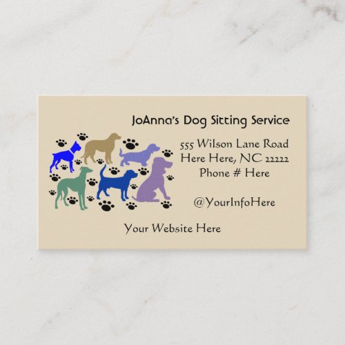 Dog Related Business Cards