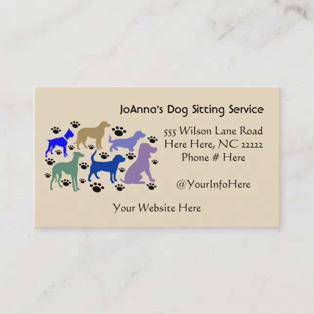 Dog Related Business Cards Zazzle