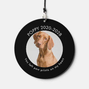 Dog Remembrance, Personalized Pet Loss Memorial Wi Wind Chime