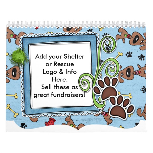 Dog Rescue FUNDRAISER Calendars (Cover)