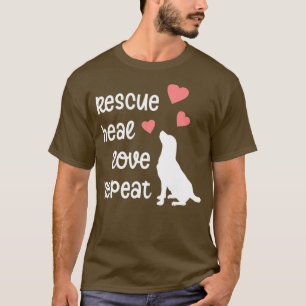 Dog Rescue Mom Mama Animal Rescue Dog Lover Gift T-Shirt