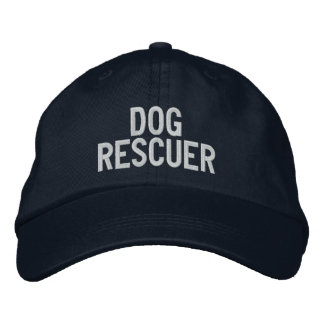 "Dog Rescuer" Embroidered Baseball Hat