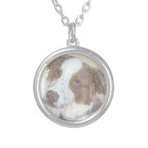 Dog, Rest, Pet Silver Plated Necklace