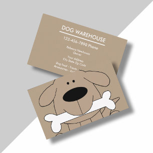 Dog Retail Supply Store Business Card