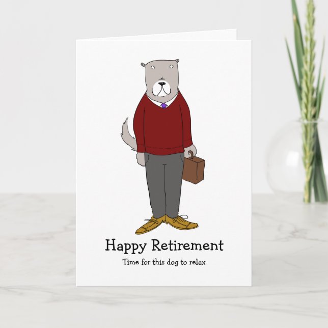 Dog Retirement Card (Front)