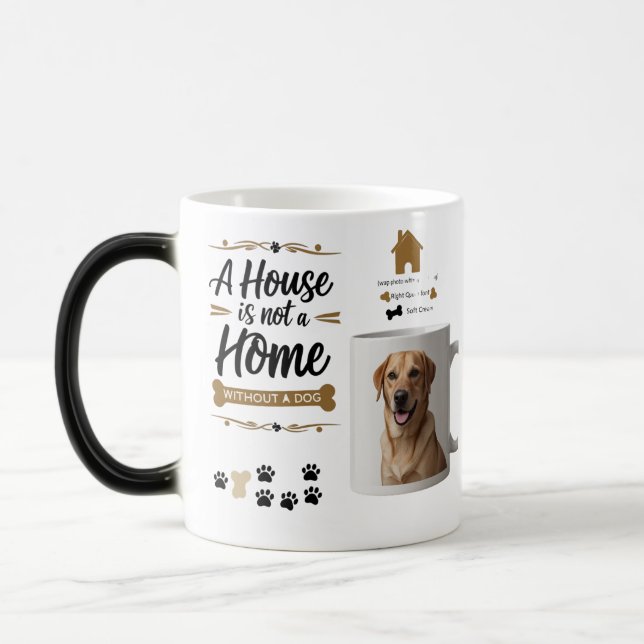 Dog Reveal Morphing Mug – 11 oz Magic Mug Gift (Left)