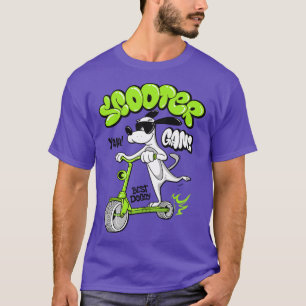 Dog Riding Scooter  T-Shirt