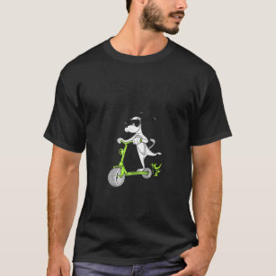 Dog Riding Scooter This Is How I Roll Electric Sco T-Shirt
