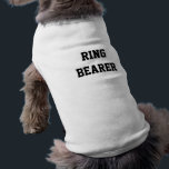 Dog ring bearer t-shirt<br><div class="desc">Dog ring bearer t-shirt - Available in sizes for all dogs</div>