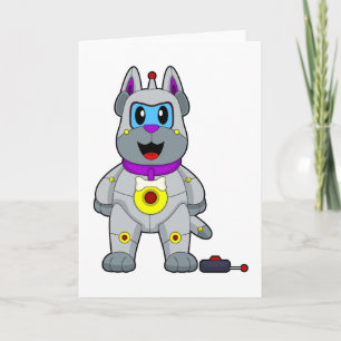 Dog Robot Card