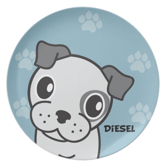 Dog Rockets Cartoons™   Diesel Party Plates