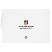 Dog rolling in grass cards (Back Horizontal)