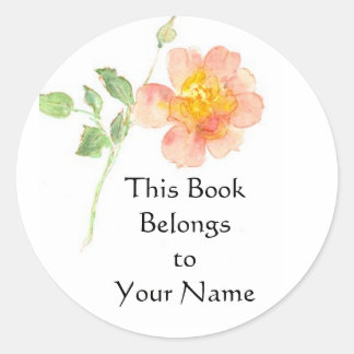 Dog Rose Bookplate