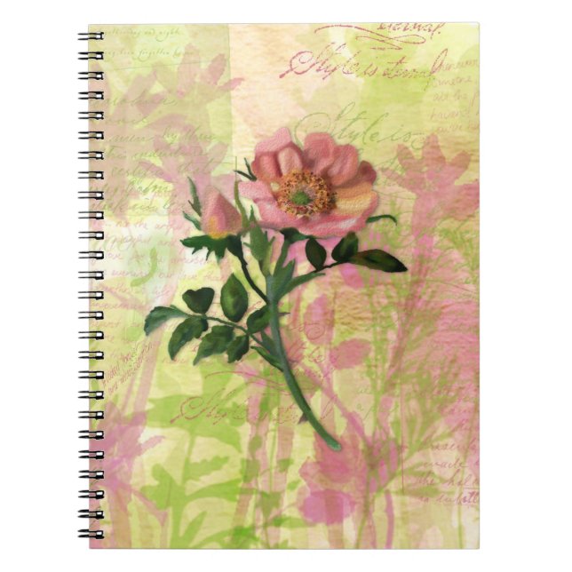 Dog Rose Notebook (Front)