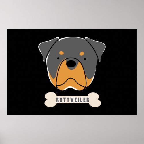 Dog Rottweiler Poster