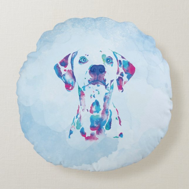 Dog Round Pillow (Front)