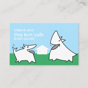 Dog Run Cafe 2 Business Card