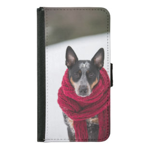 Dog  samsung galaxy s5 wallet case