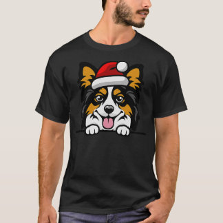 dog santa cute christmas (177) T-Shirt
