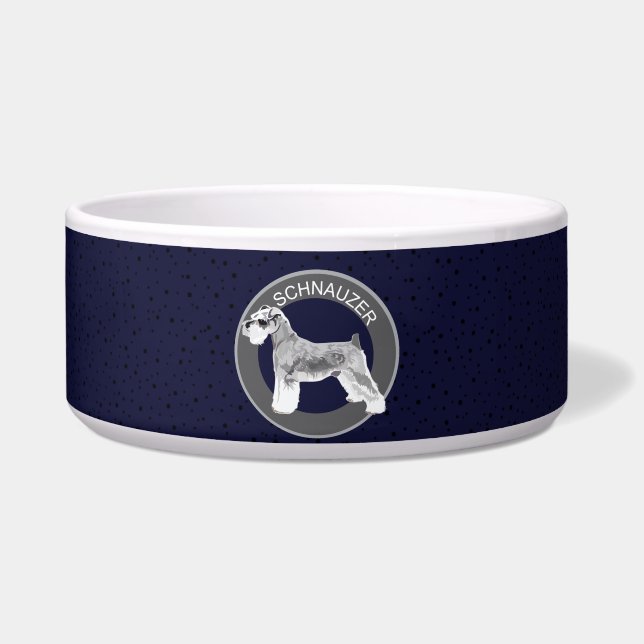 DOG SCHNAUZER BOWL (Front)