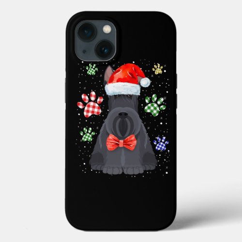 Dog Scottish Terrier Christmas Idea For Women Xmas iPhone 13 Case
