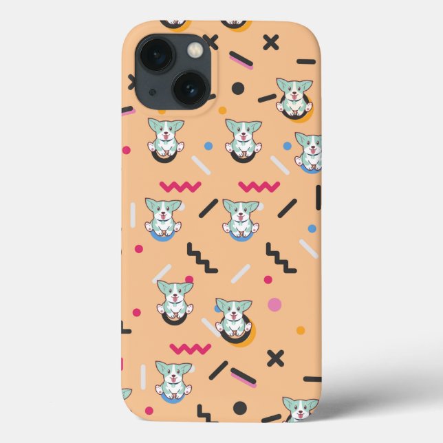 Dog Seamless Pattern Vector  Case-Mate iPhone Case (Back)