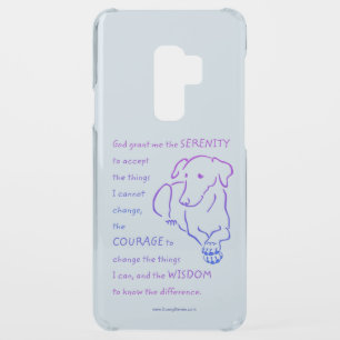 Dog - Serenity Prayer Uncommon Samsung Galaxy S9 Plus Case