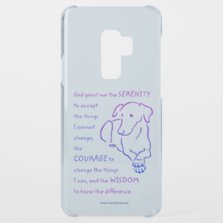 Dog - Serenity Prayer Uncommon Samsung Galaxy S9 Plus Case
