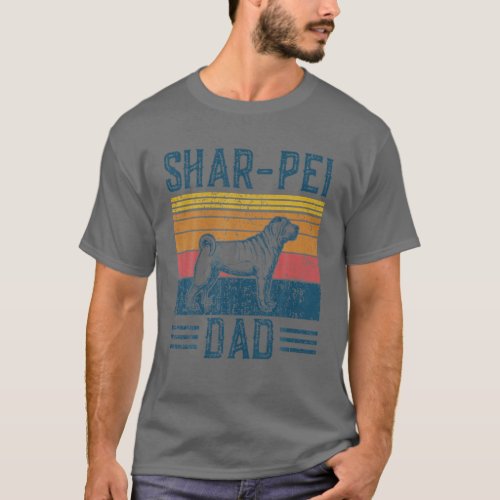 Dog Shar_Pei Dad _ Vintage Shar Pei Dad T_Shirt